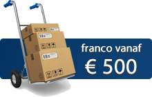 Franco levering vanaf 500 euro